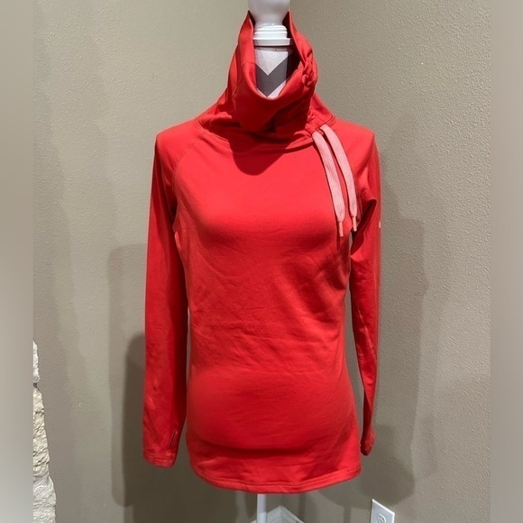 NIKE PRO Hyperwarm Hybrid Side Tie Running Top, EUC! - Picture 3 of 9